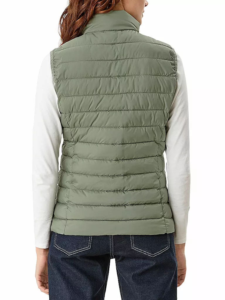S.OLIVER Steppgilet olive