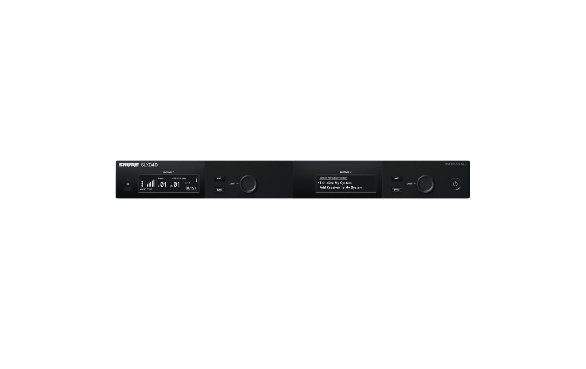 Funksystem SLXD24DE/SM58-J53<br>Drahtlossystem mit zwei Handsender