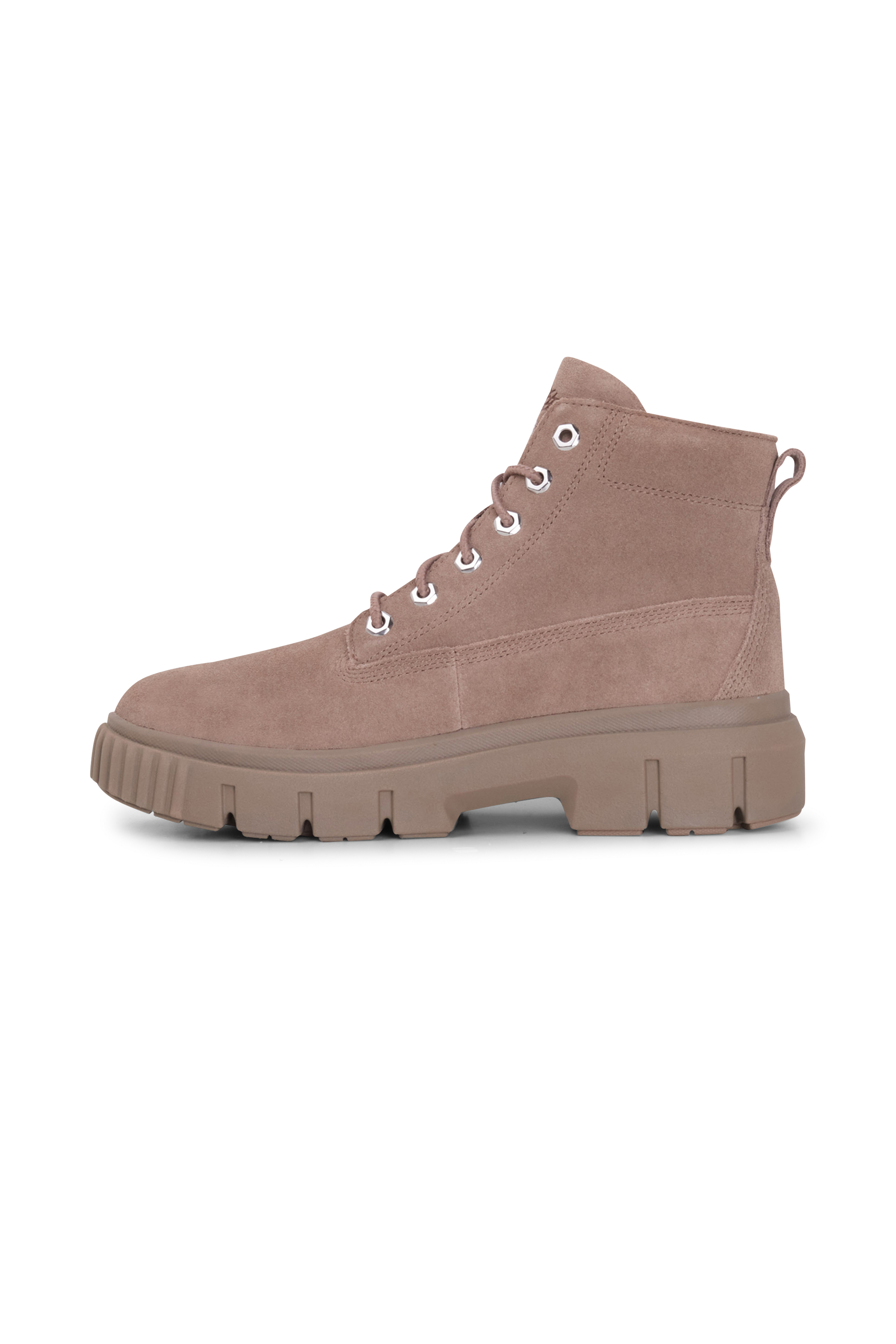 TIMBERLAND Bottines GREY MID LACE BOOT BEIGE Gris