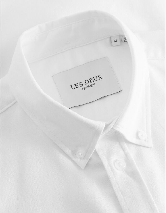 Les Deux Konrad Oxford Shirt Hvid