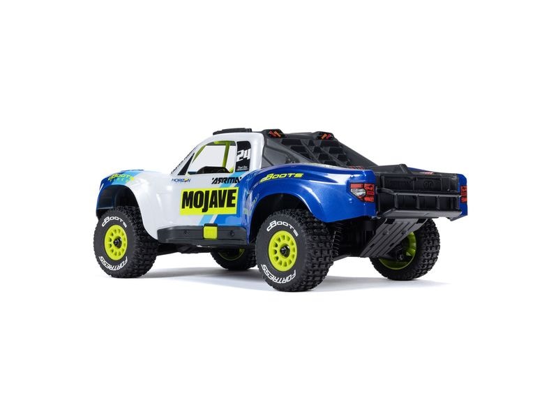 Arrma Desert Truck Mojave Grom Mega 380 Blau, RTR, 1:18 Robuster 4wd mini RC Trophytruck mit Spektrum Technik