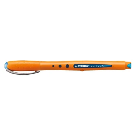 Tintenroller - STABILO worker+ - medium - Einzelstift - blau