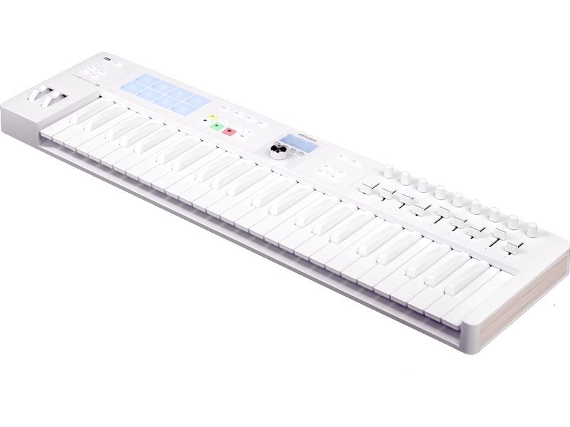 Arturia Keyboard Controller KeyLab Essential 49 – MK3 Standalone Keyboard-Controller mit hochwertiger Tastaturqualität und Software-Bundle