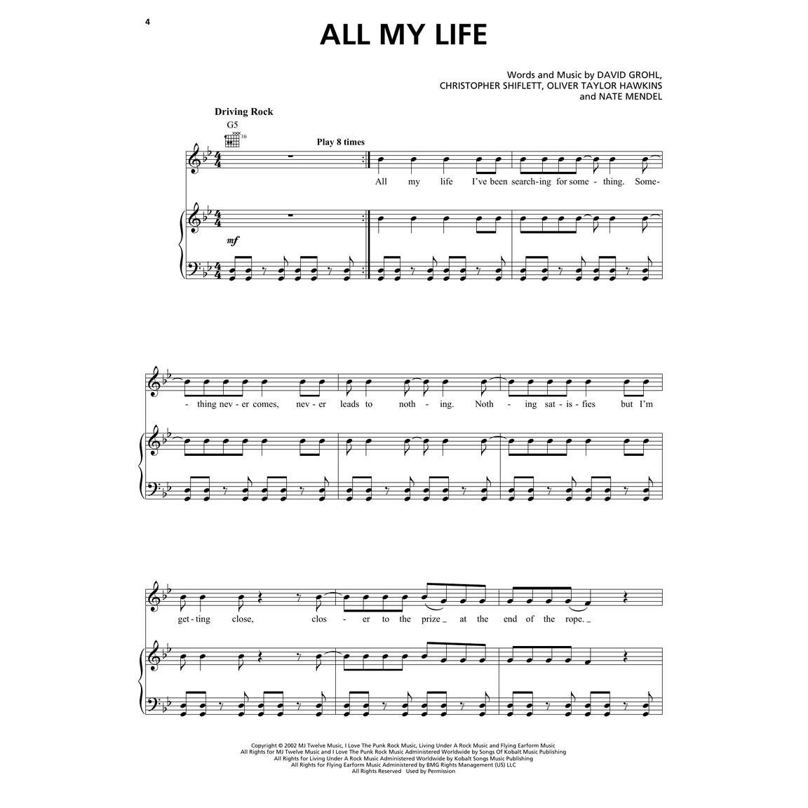 Hal Leonard Foo Fighters Greatest Hits voor piano, zang en gitaar