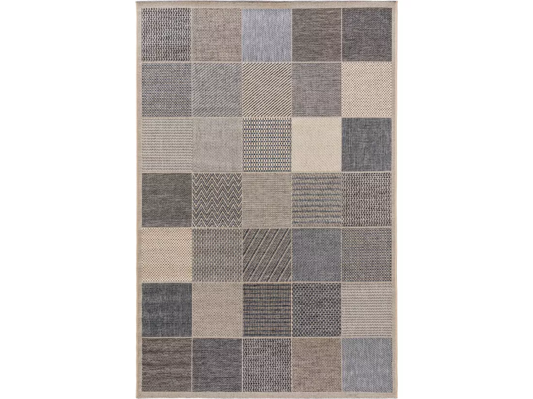 Tapis d'extérieur & intérieur River Bleu 133x190 cm