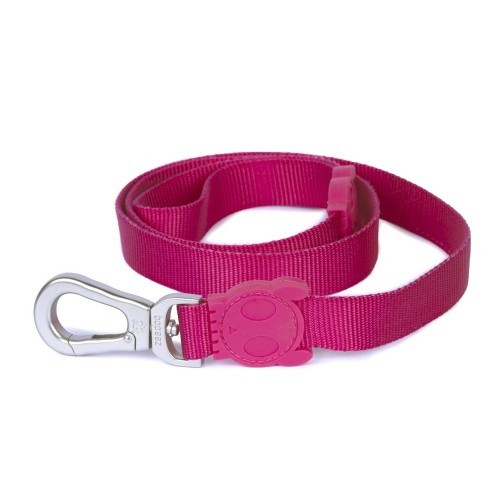Coleira rosa para cachorro