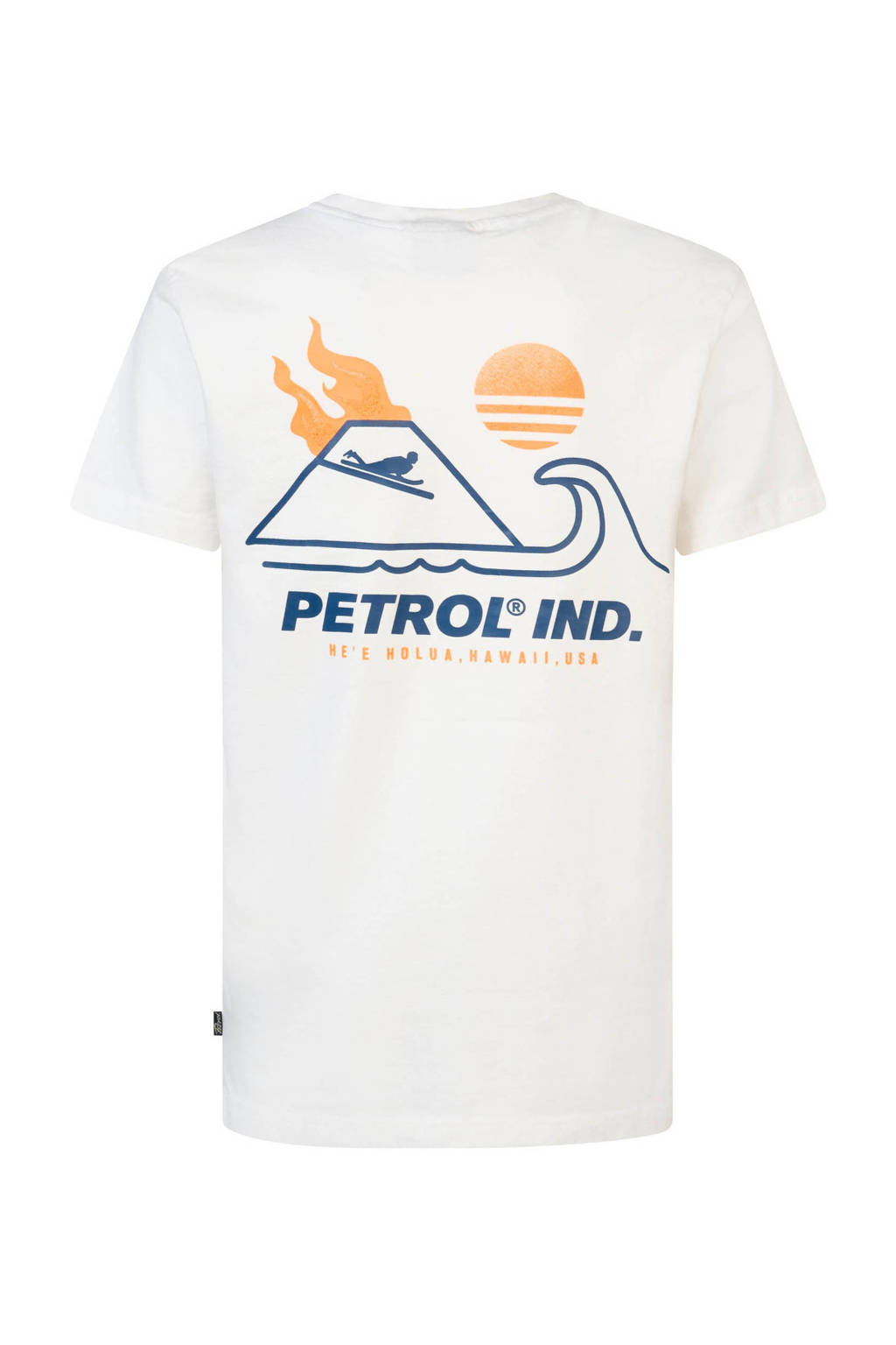 Petrol Industries T-shirt met logo wit