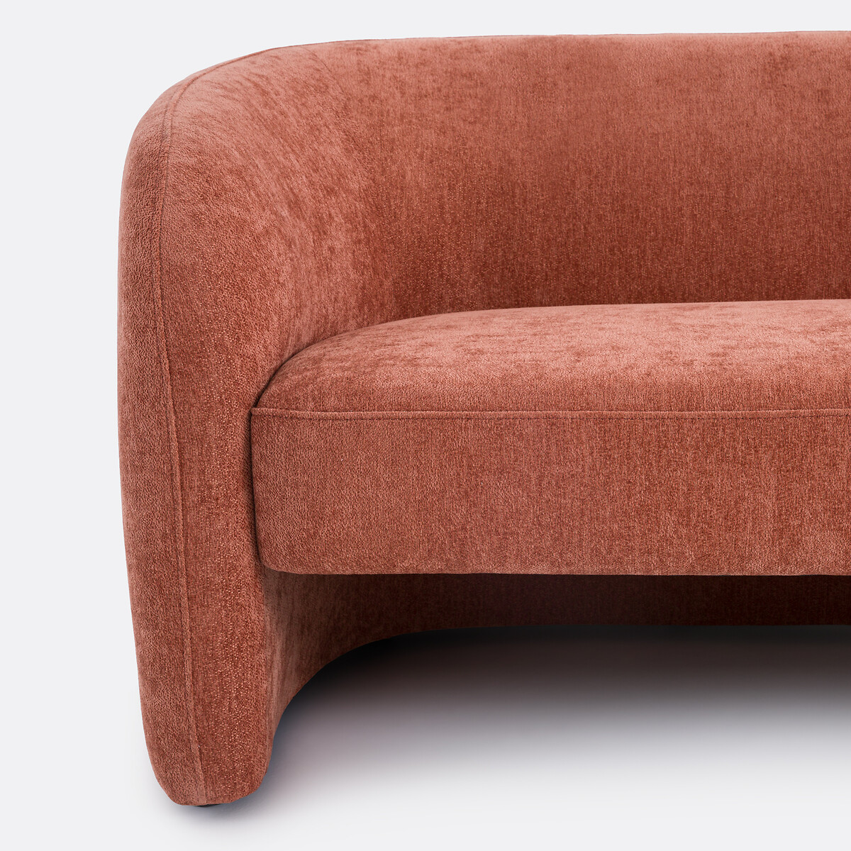 LA REDOUTE INTERIEURS<br>Sofá de 2 lugares em chenille fino, LANDINE