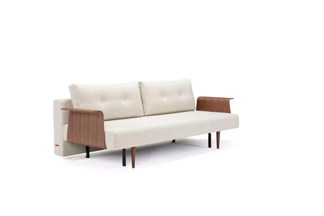 Schlafsofa mit Armlehnen Recast Plus dunkel