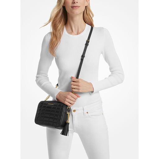 Michael Kors Jet Set Medium Crossbody, Black