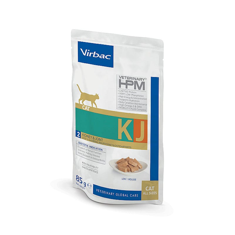 HPM Veterinary Kidney & Joint Kattenvoer 12 x 85 gram zakjes | 20019