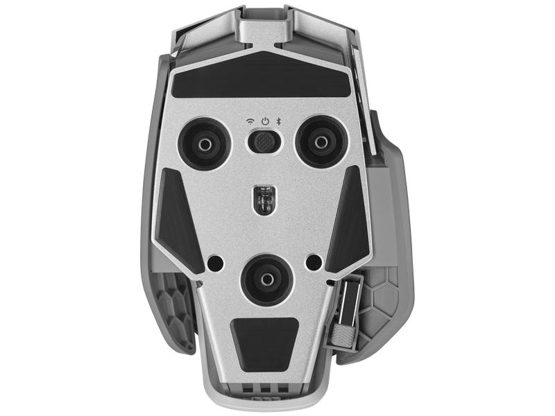 Corsair Gaming-Maus M65 RGB Ultra Wireless Weiss Kabellose Gaming-Mouse mit geringem Eigengewicht und programmierbaren Tasten, speziell konzipiert für FPS-Spiele