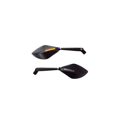 Rétroviseur Highsider TOREZZO CLIGNOTANT (la paire) Universel - Noir