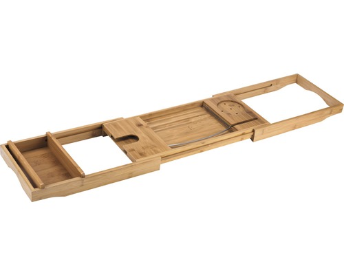 REIKA Bamboe Badbakblad, Verstelbaar van 74,5 - 108,5 cm