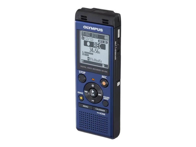 Olympus WS-806 - Stemmeoptager - 4 GB - blå