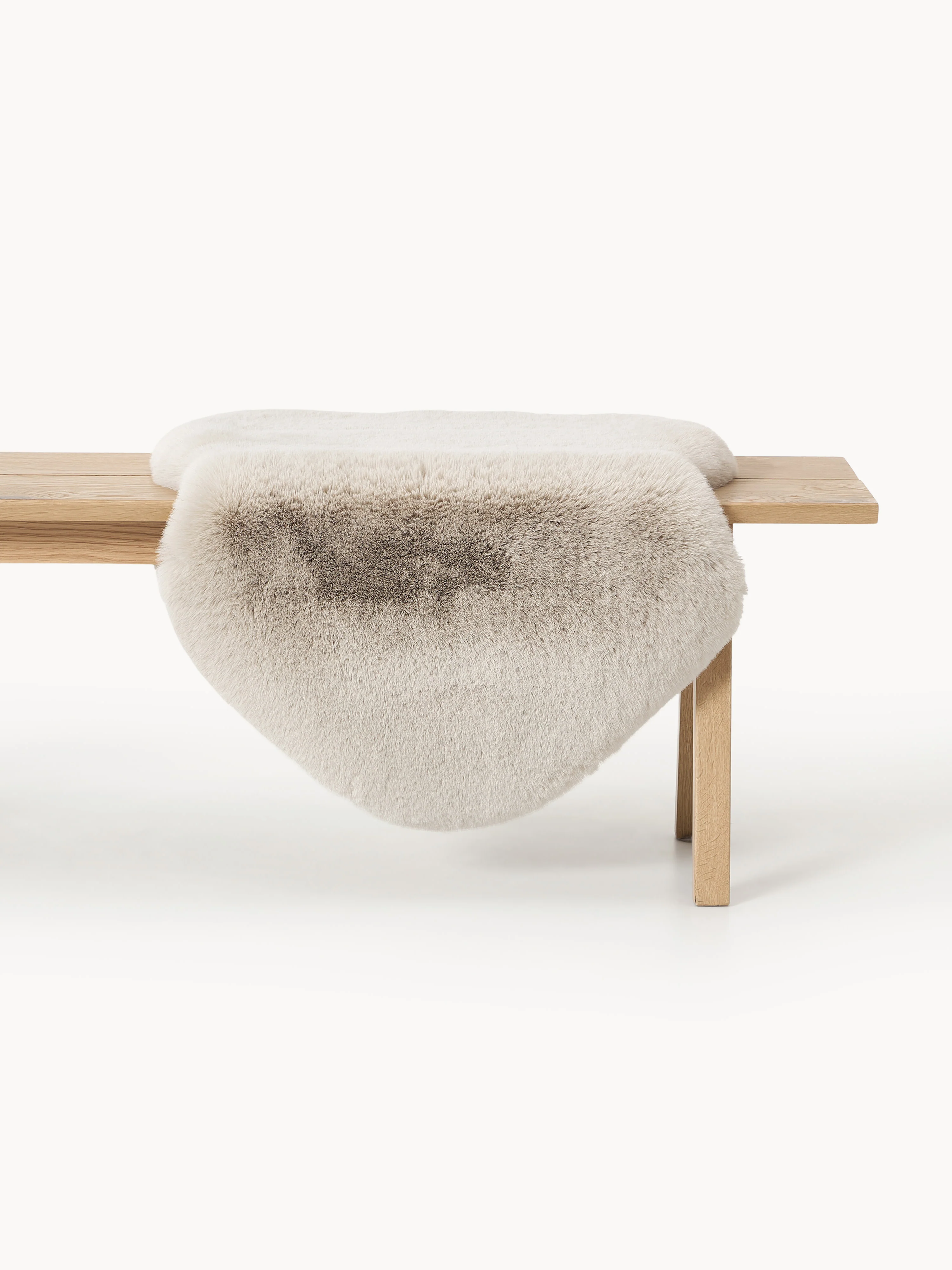 Handgeweven vachtvloerkleed Salla