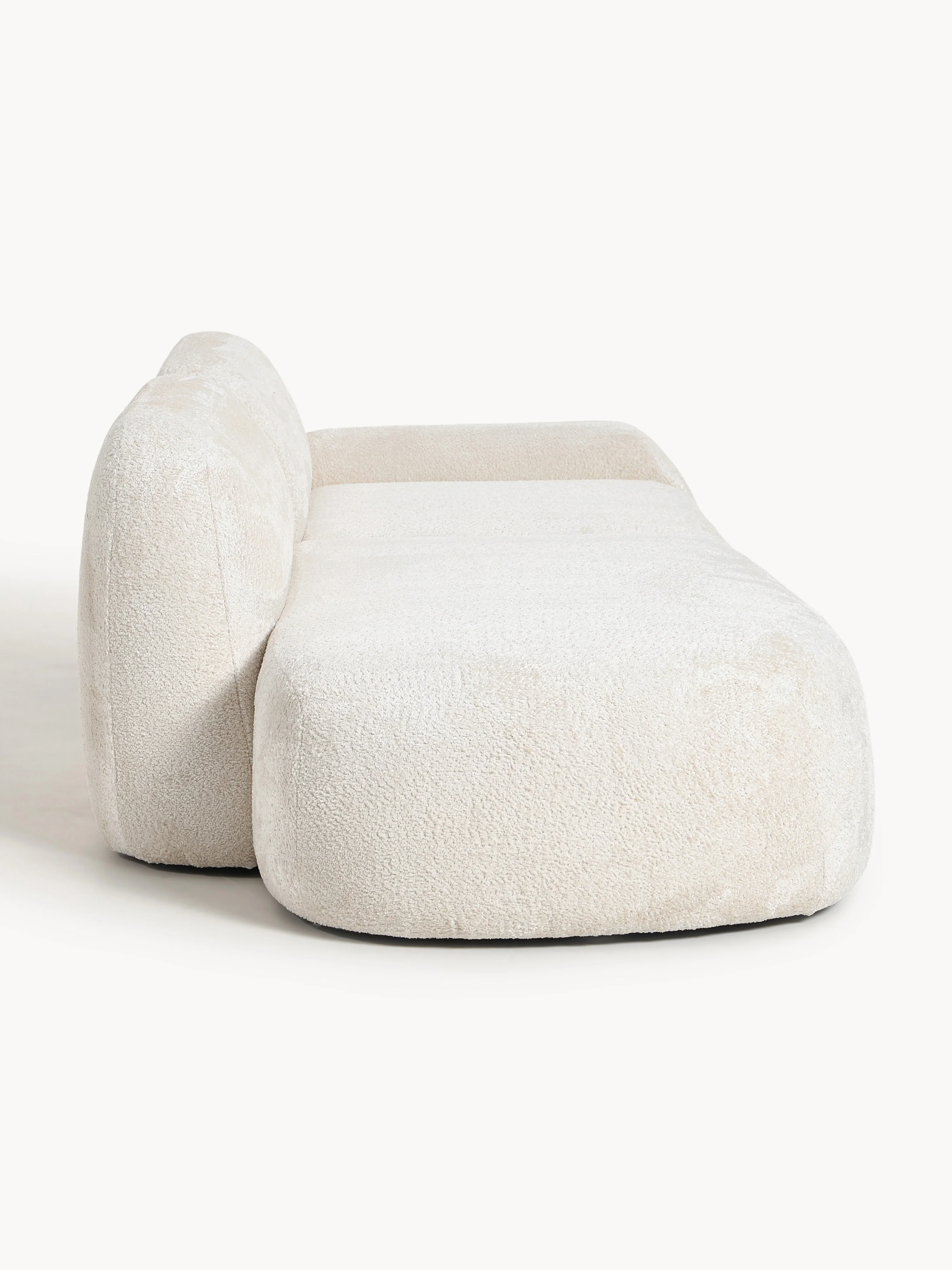 Modulaire teddy bouclé chaise Wolke (3-zits)