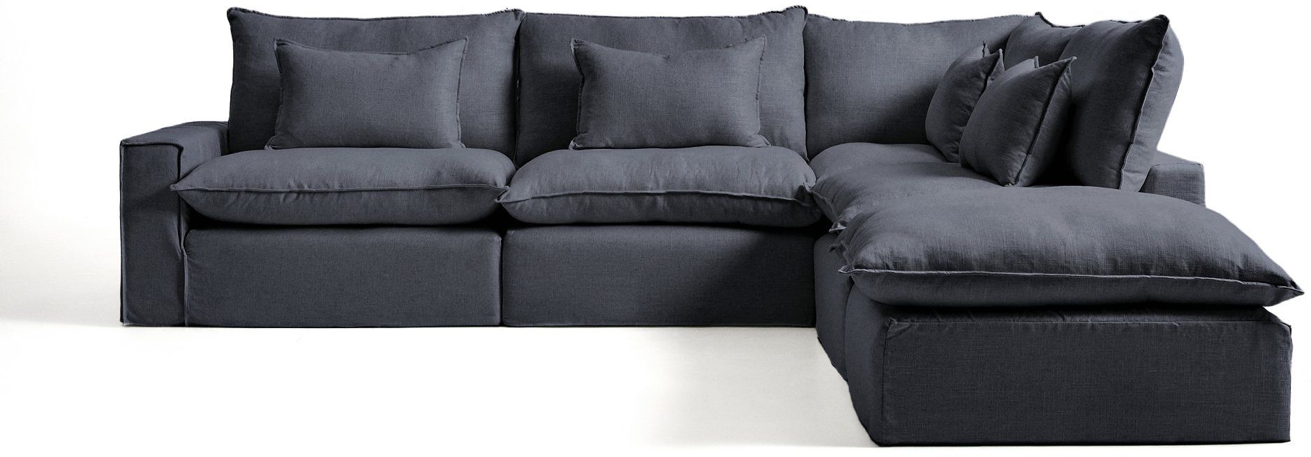 Kave Home Anarela Donkergrijs Hoekbank