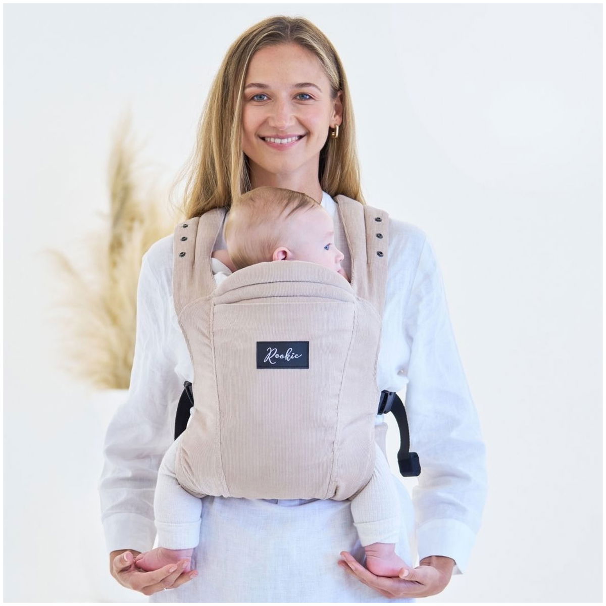 RookieRookie   Premium Elite Cord Babytrage stone
