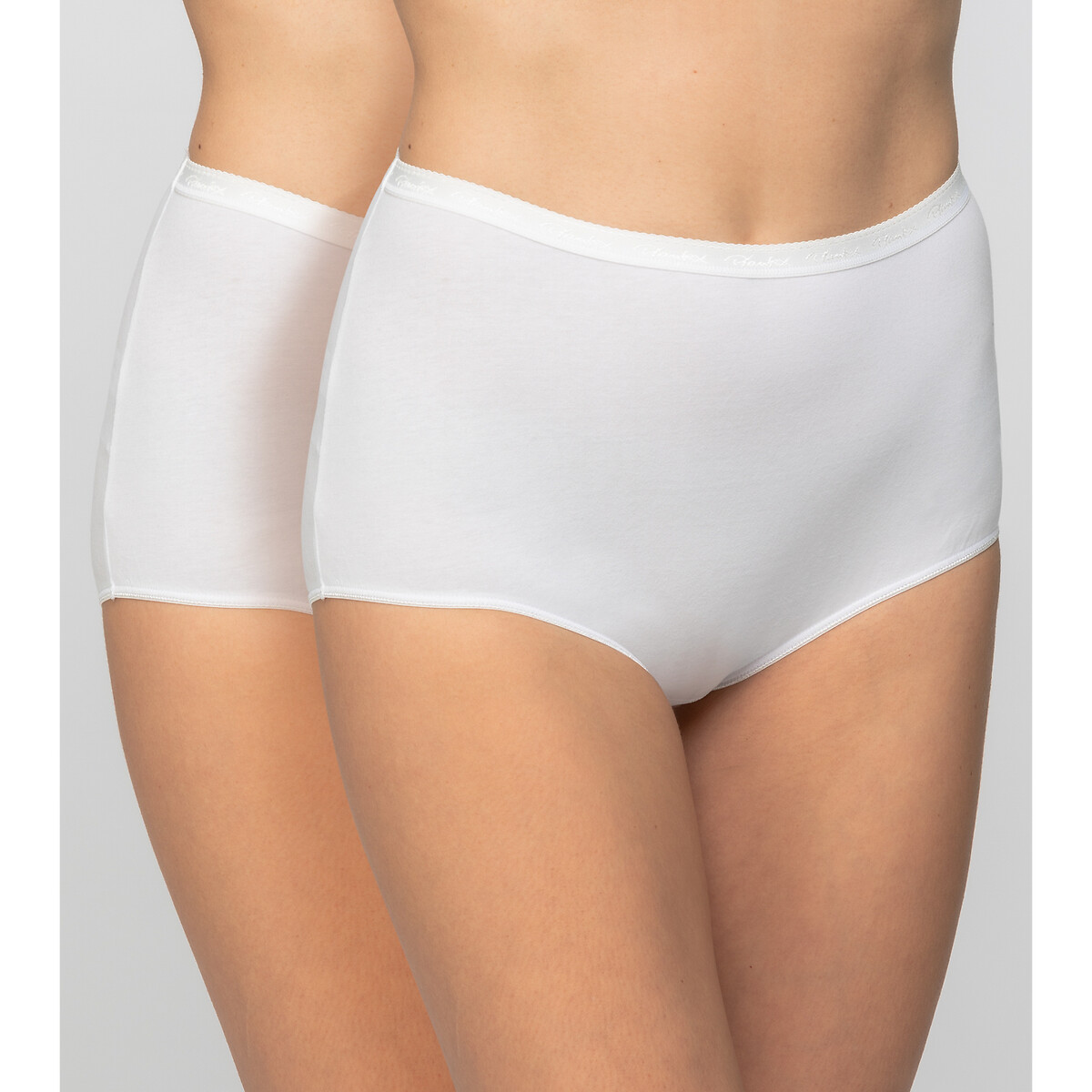 PLAYTEX<br>Conjunto de 2 calcinhas maxi em algodão orgânico