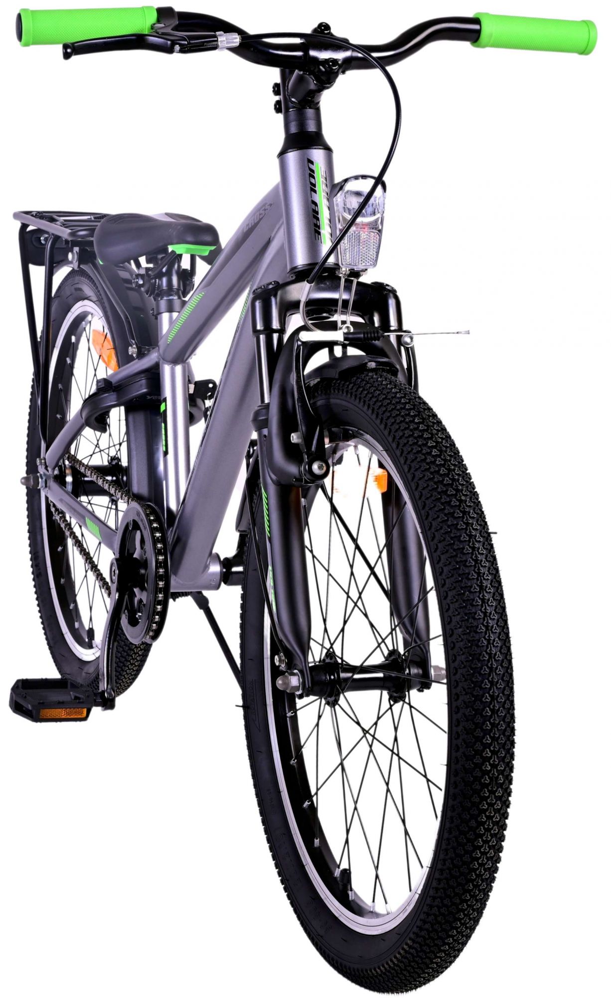 Kinderfahrrad Cross Fahrrad für Jungen 20 Zoll Kinderrad in Dunkelgrau