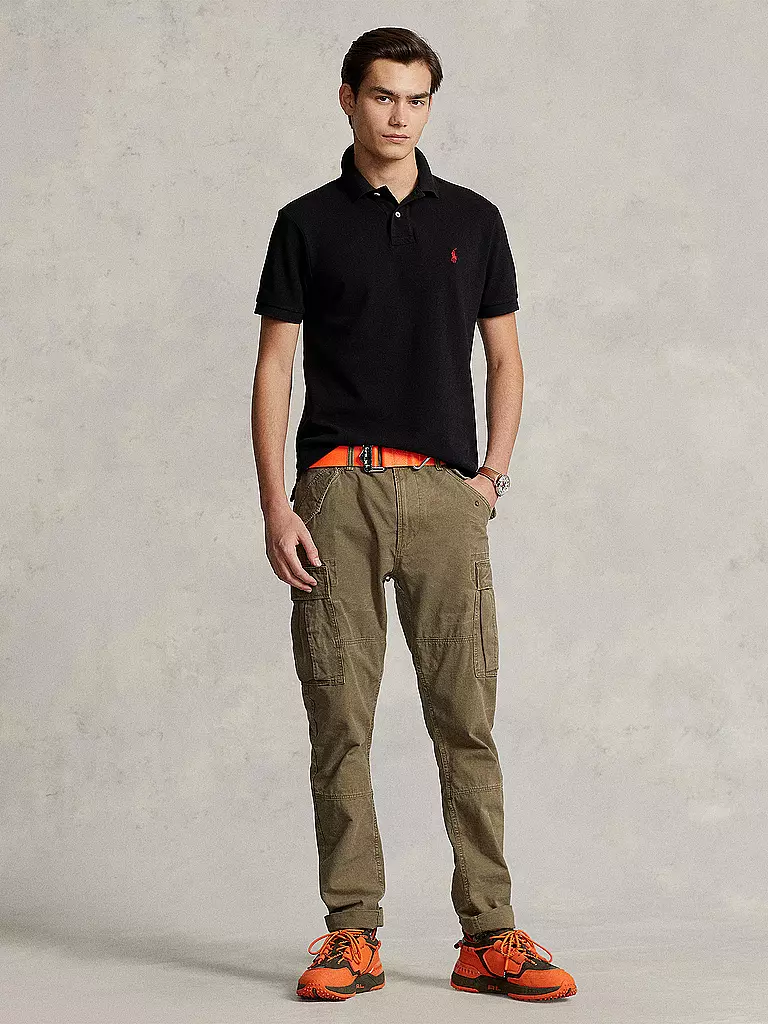 POLO RALPH LAUREN Poloshirt Slim Fit schwarz