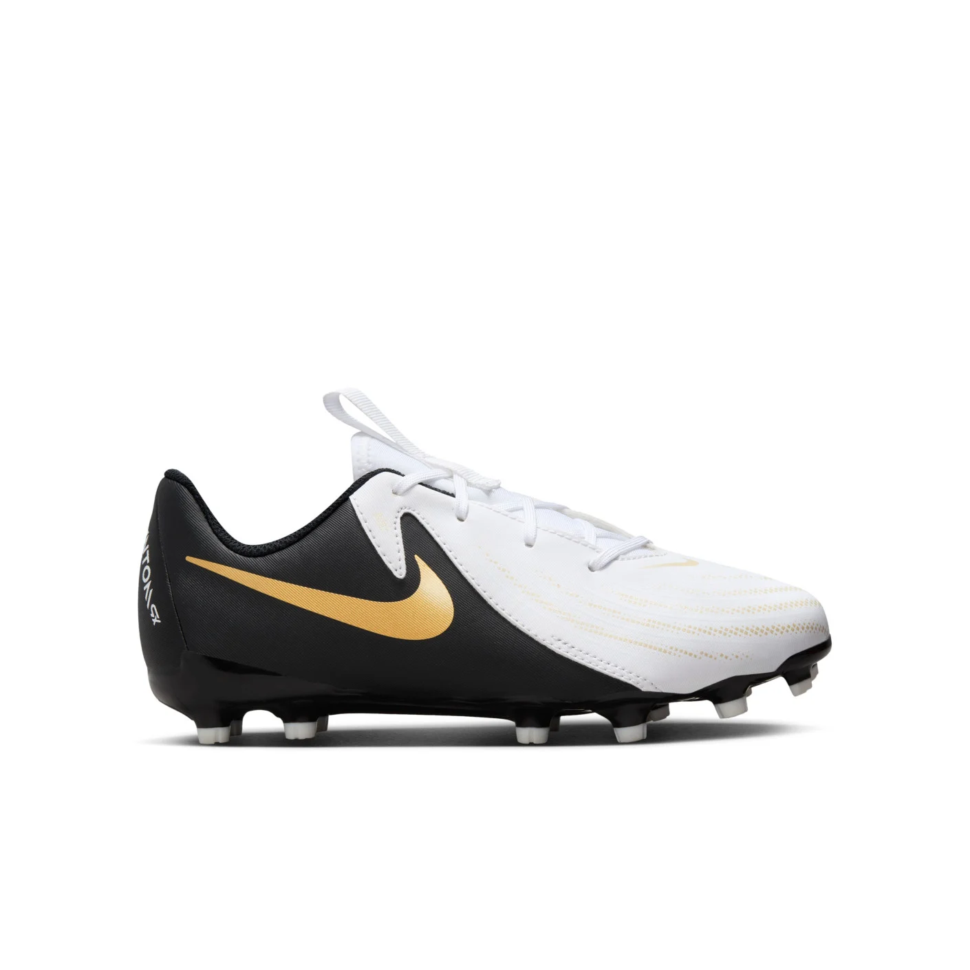 Nike Phantom GX II Academy FG/MG Voetbalschoenen Junior Zwart