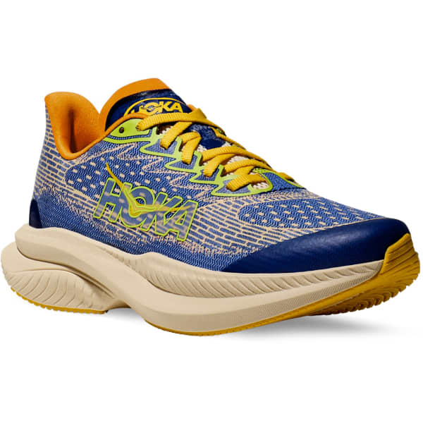 Chaussure running HOKA ONE ONE MACH 6 YOUTH ULTRAMARINE / ELECTRIC TANGERINE