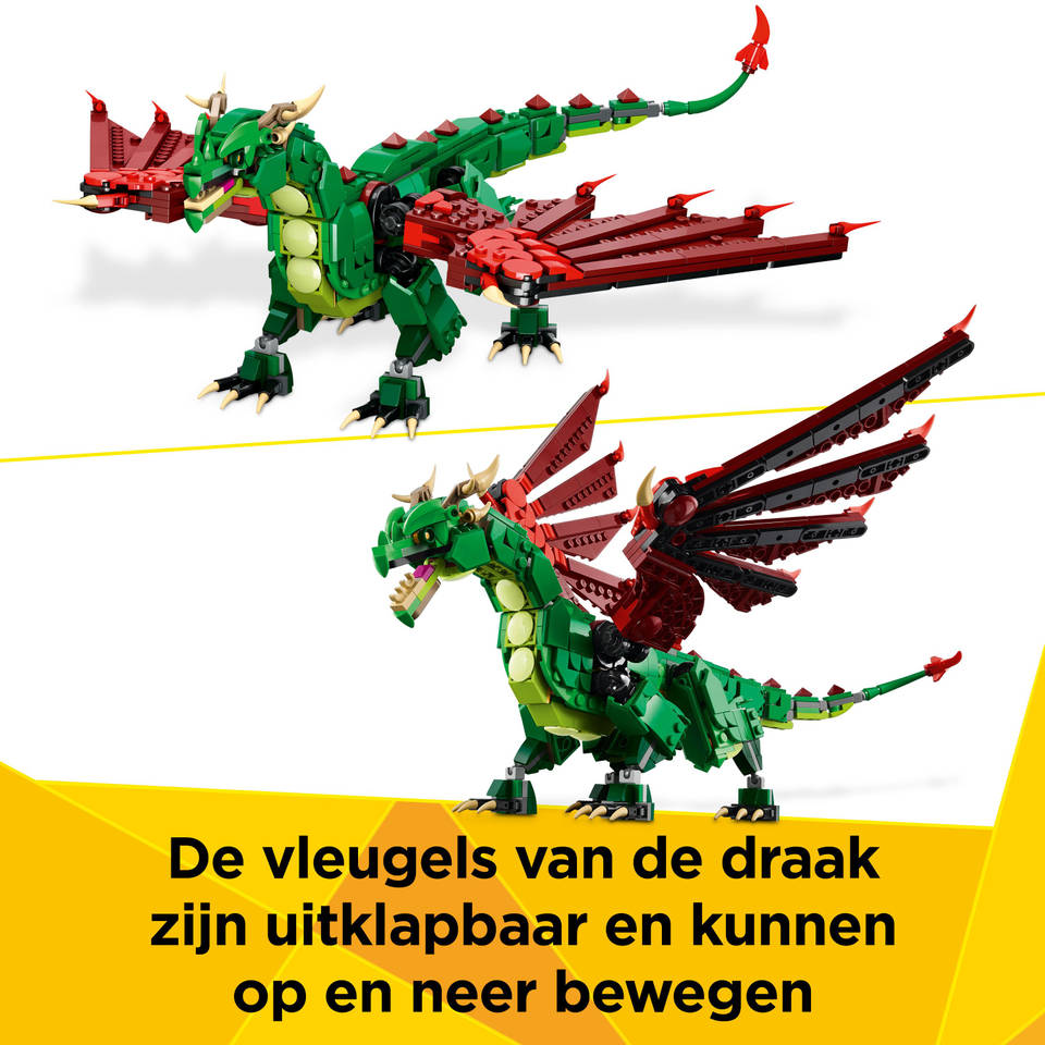LEGO Creator 3-in-1 middeleeuwse draak 31161