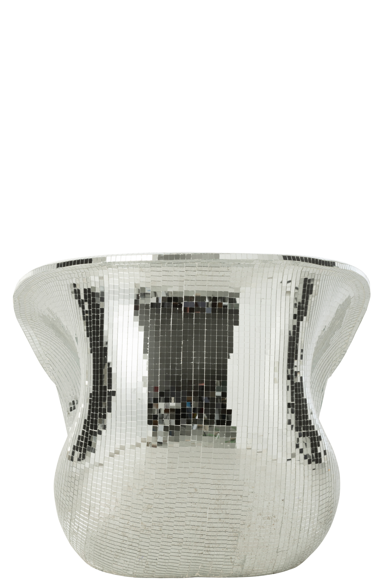 Fauteuil Disco Spiegels zilver