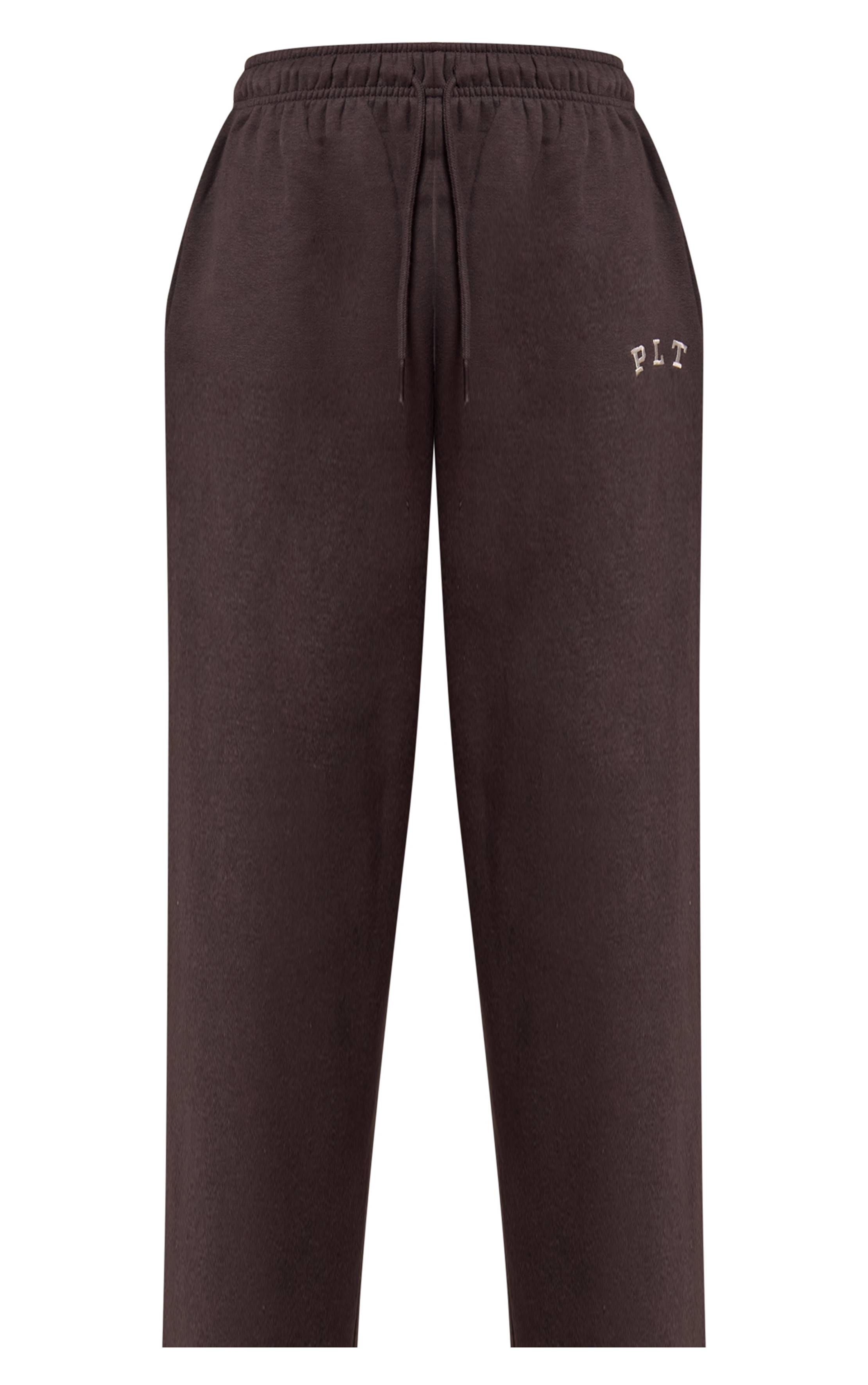 Charbon Jogging Large Oversize Avec Logo PLT