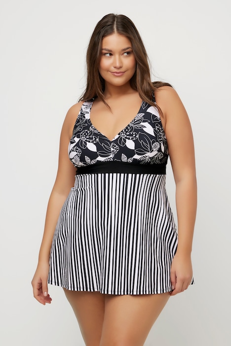 Badekleid, Herzausschnitt, Softcups, Powermesh, recycelt
