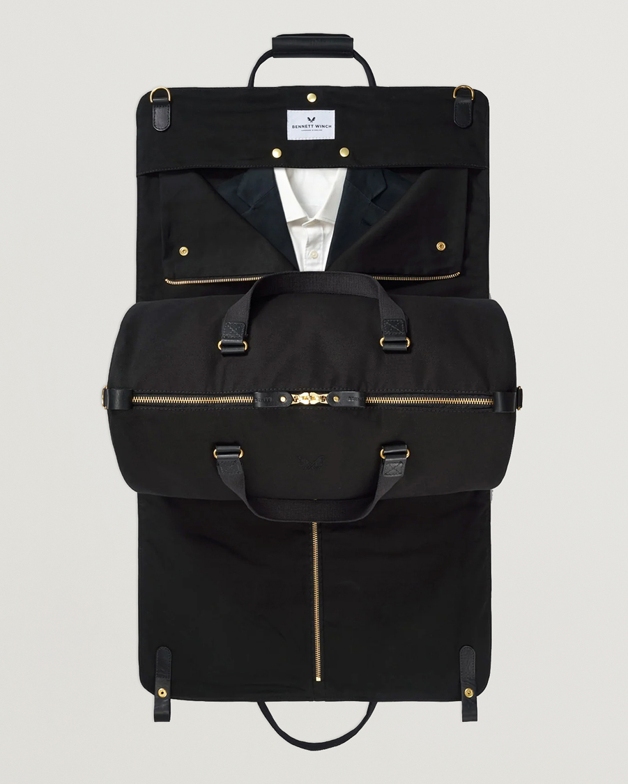 Bennett Winch Canvas Suit Carrier Holdall Black