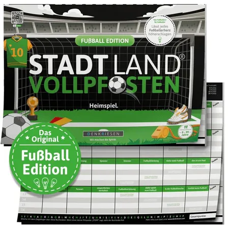 Denkriesen Stadt Land Vollpfosten - Fußball Edition 
