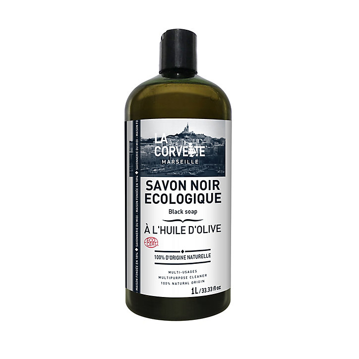 Savon noir La Corvette Savonnerie du midi liquide à l’huile d’olive 1L