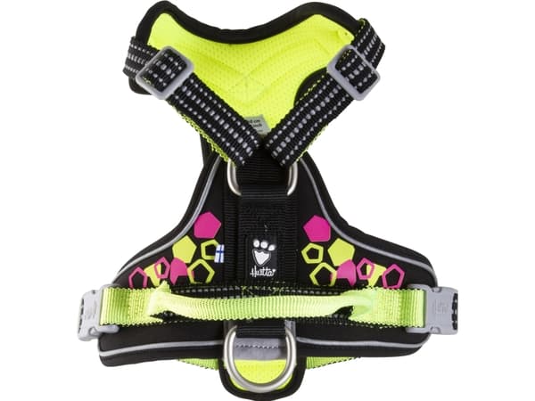Hurtta Weekend Warrior Neon sele licorice 80-100 cm