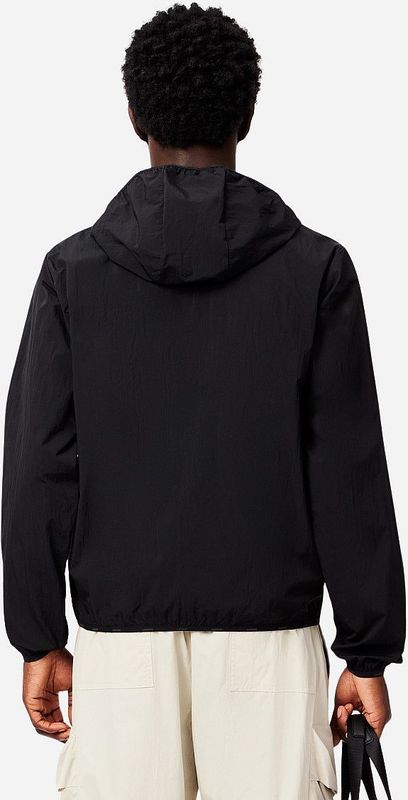 Lacoste Woven Full Zip Jacket - Zwart- Heren, Zwart