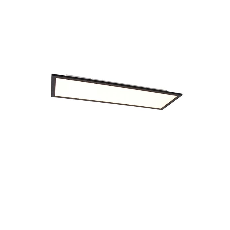 LED paneel zwart 80 cm incl. LED met afstandsbediening - Live