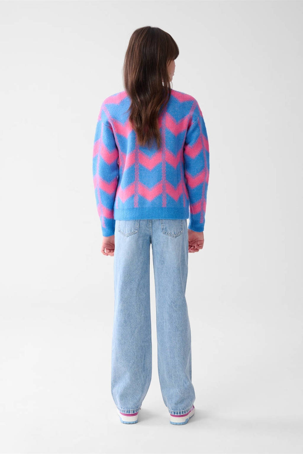Shoeby straight high waist blauw
