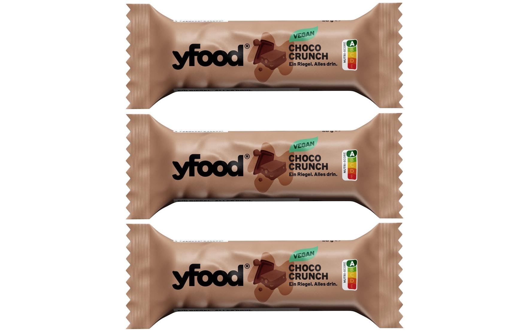 Protein Riegel vegan Choco Crunch 3x 60 gVeganer Protein Riegel