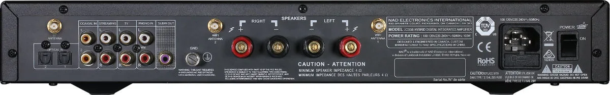 NAD C338 Amplis hi-fi stéréo