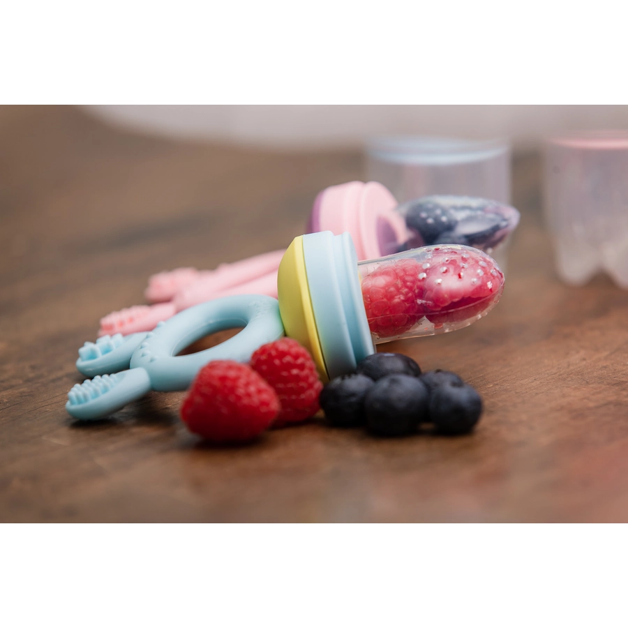 haakaa® Fruchtsauger, inkl. Gefrierhülle Set kupferrot