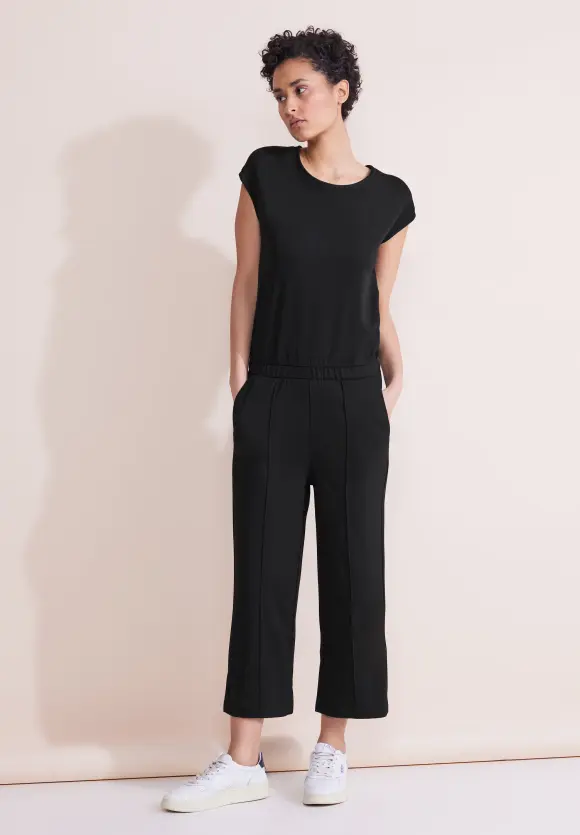 3/4 Jumpsuit - Black