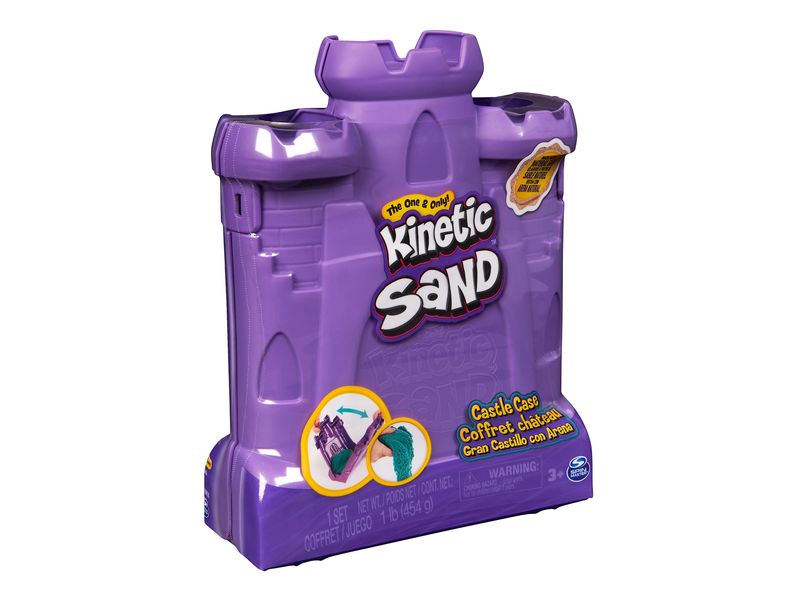 Spinmaster Kinetic Sand Burgenkoffer 454 g Bauen, Formen und Kneten