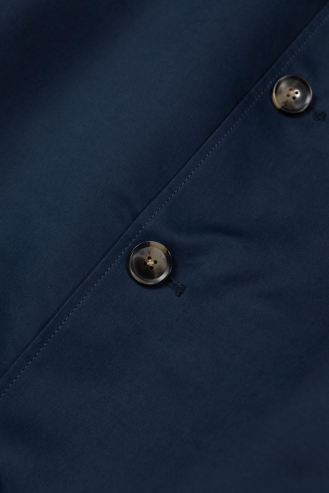 Donkerblauwe Mackintosh jas