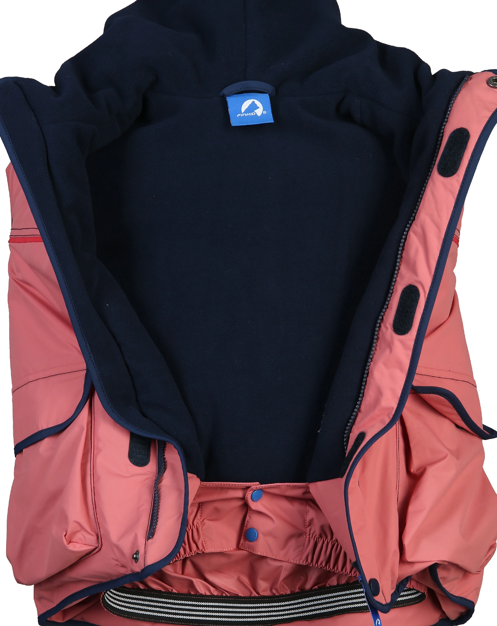 Winterparka TALVI EKO in rose/navy
