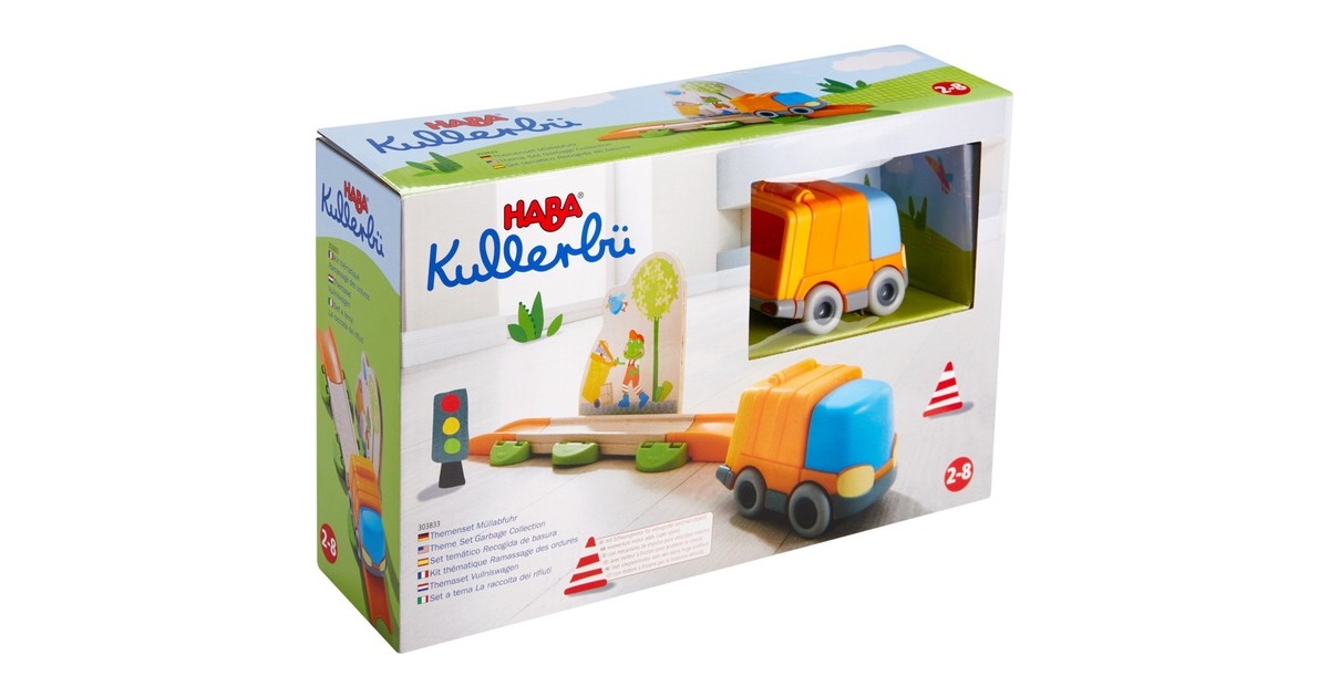 HABAKullerbü – Themaset Vuilniswagen Baan  (303833)