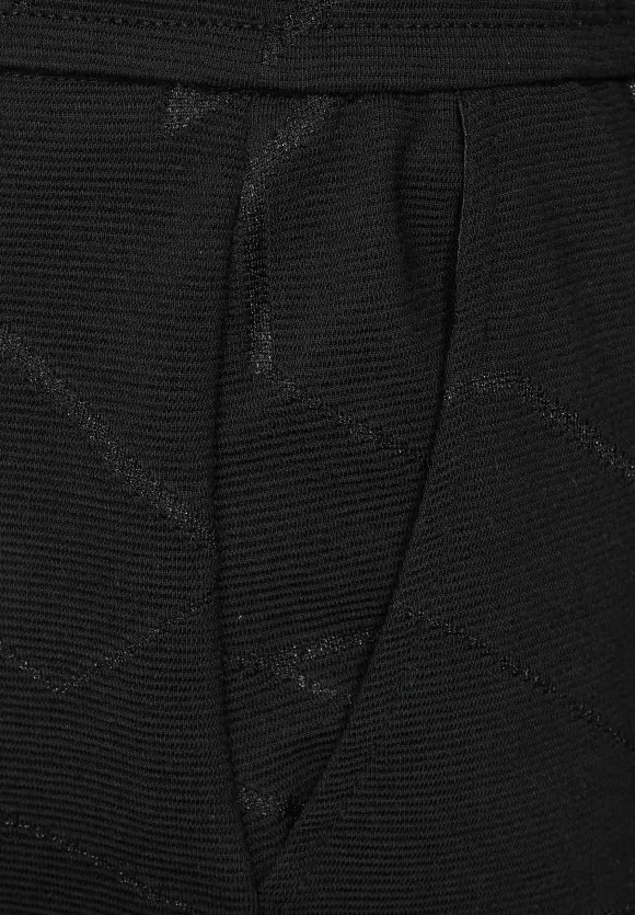 Jersey Rock mit Muster - Black