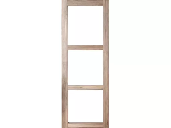 Porte Coulissante Frake Vitrage Transparent H204 X L83 + Systeme De Galandage Et Kit De Finition Inclus Gd Menuiseries