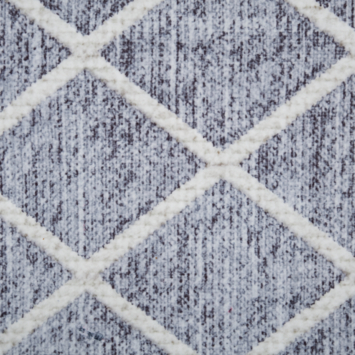 Vloerkleed vouwbaar taupe geruit 160X230CM